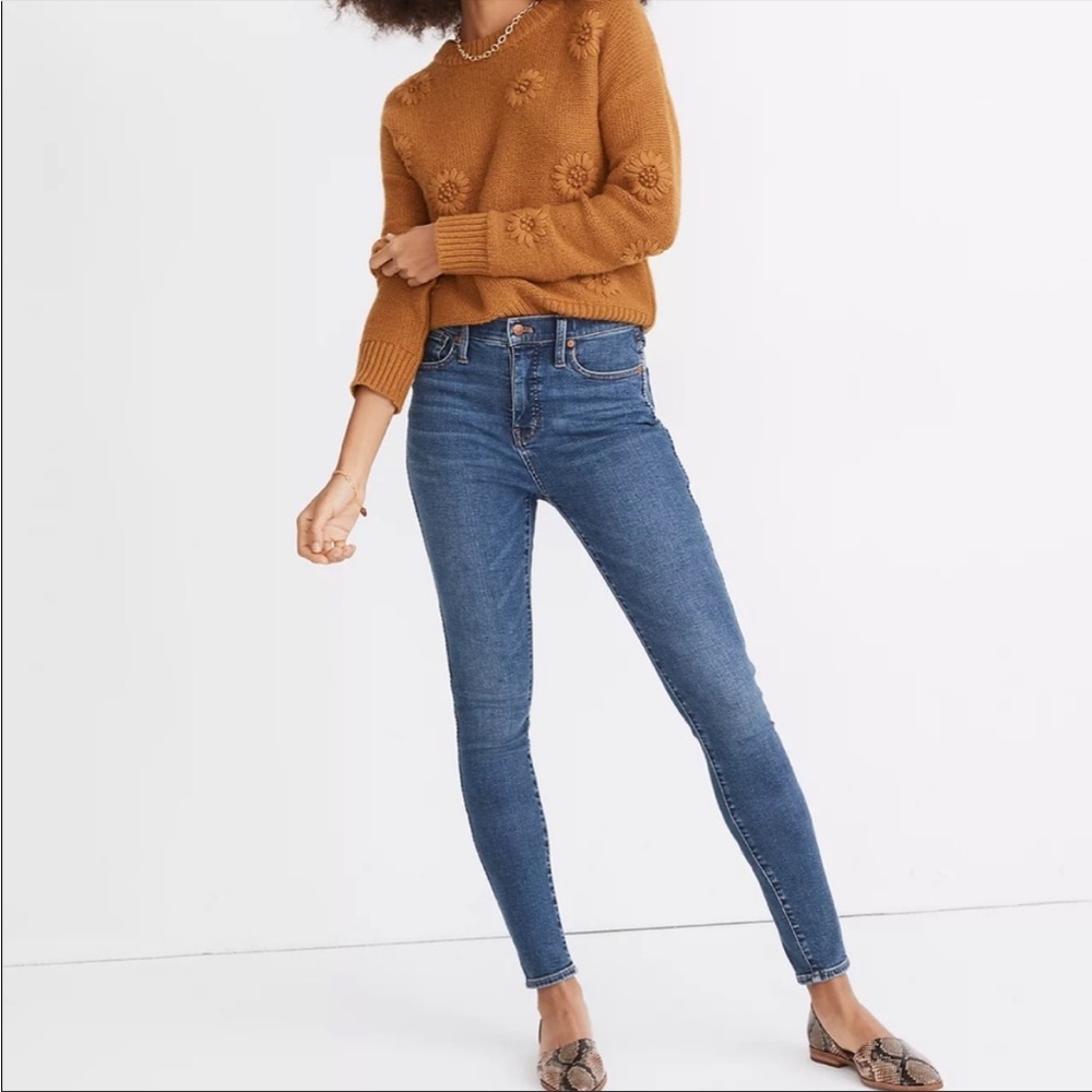 Madewell 10” Highrise Skinny Jeans Sz 25